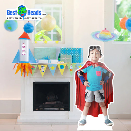 A custom life-size stand-up given as a birthday gift, creating a lasting memory and marking a special milestone for the celebrant.
