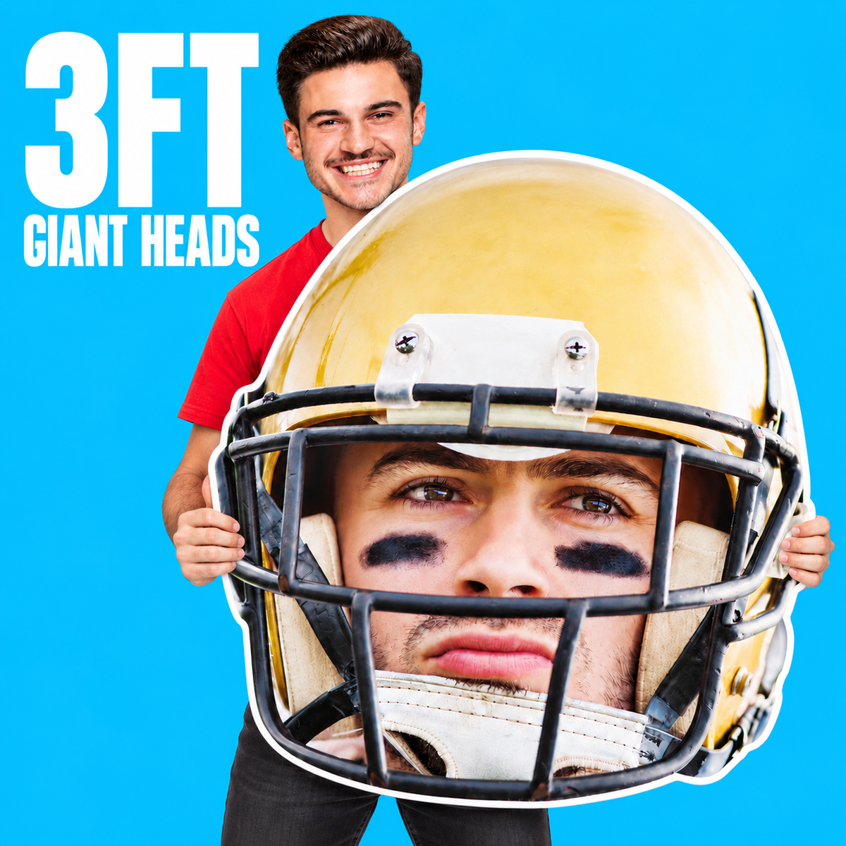 Best BIG Heads™ Football Fan Huge Cutouts™