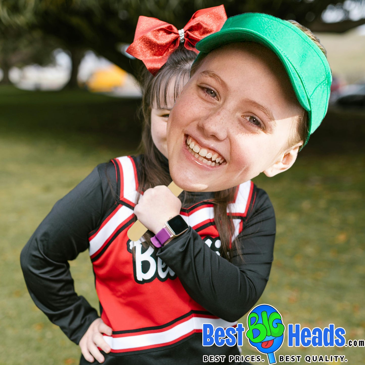 Cheerleader Spirit Best BIG Heads™ Cutouts