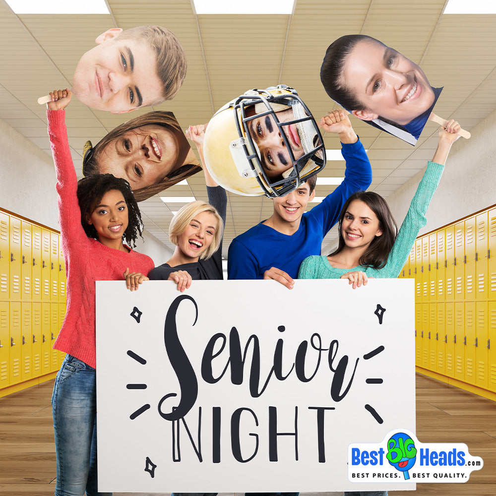 Senior Night, Super-Sized: Make the Moment Unforgettable with Best BIG Heads™