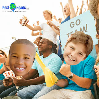 How to Cheer Your Kids at School Sports Competitions Using Best BIG Heads™ Cutouts