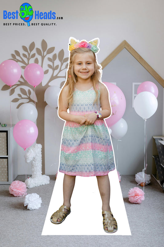 life size stand up of the birthday celebrant