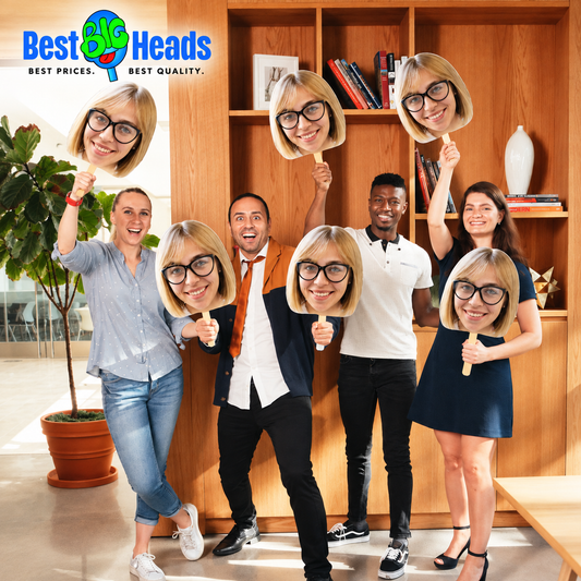 5 Pack Custom Big Head Cutouts – Personalized Face Cutouts