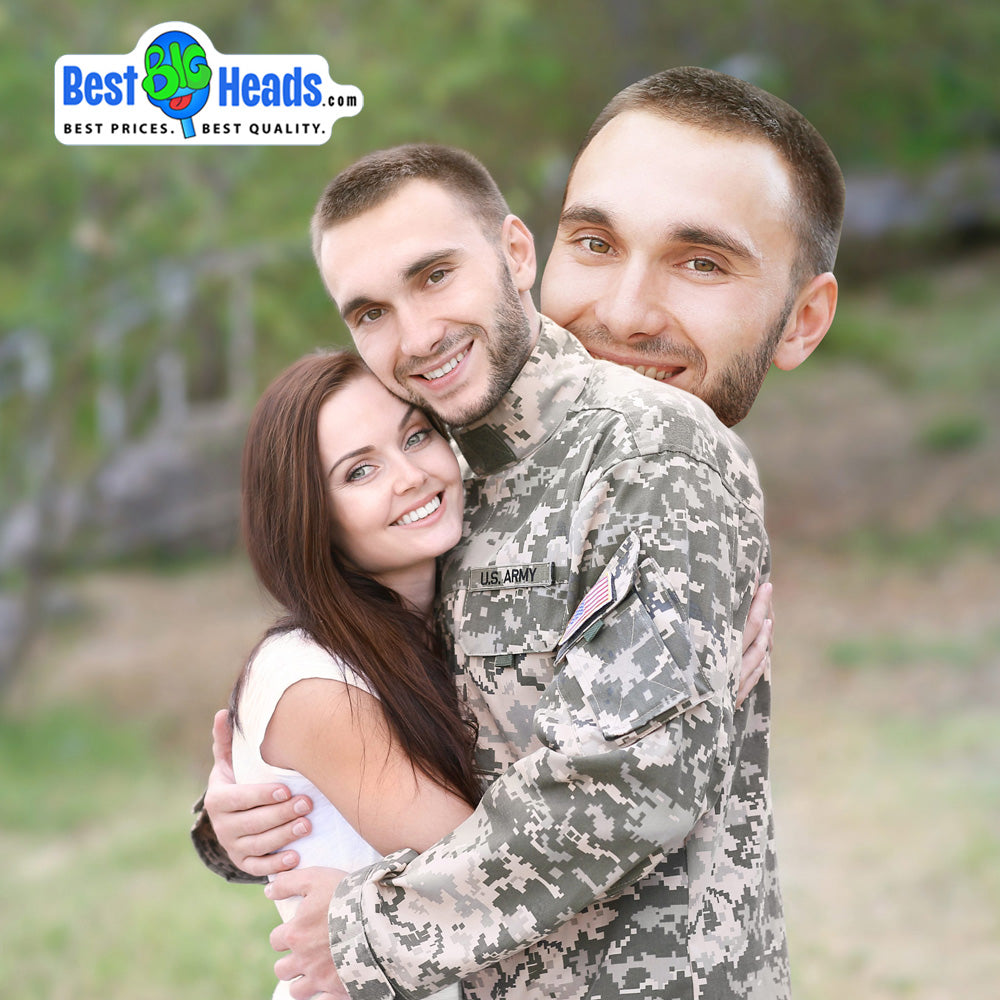 Best BIG Heads™ Military Man Pride Cutouts