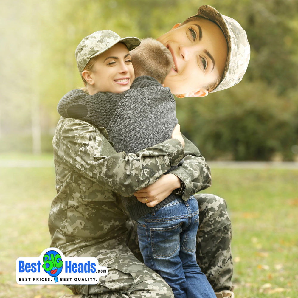 Best BIG Heads™ Military Woman Pride Cutouts