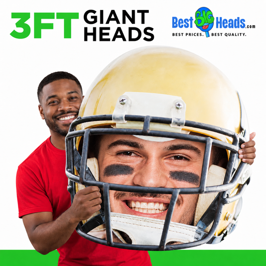 Best BIG Heads™ Football Fan Huge Cutouts™