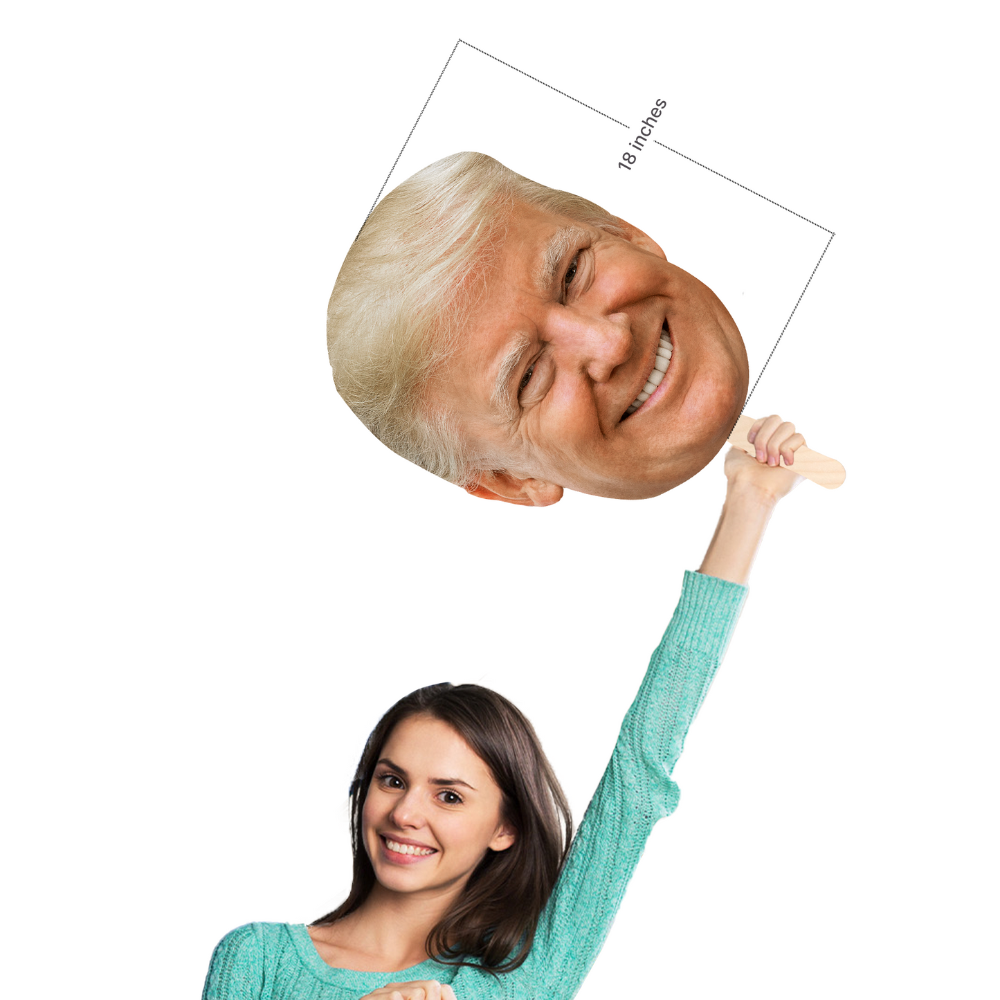 President Donald Trump Best BIG Head™ Cutout