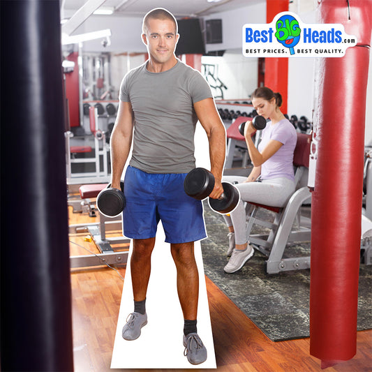 Best BIG Heads™ Lifesize Cardboard Cutout Standee of Personal Trainers