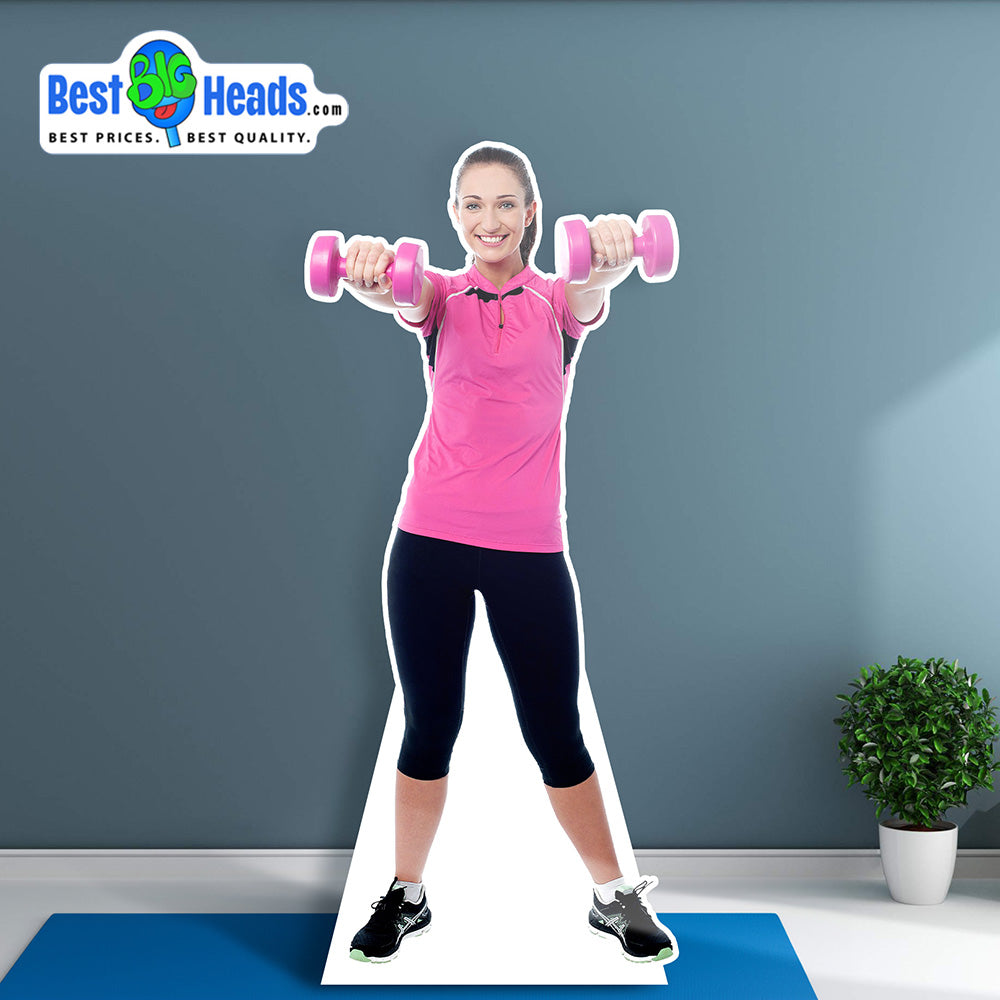 Best BIG Heads™ Lifesize Cardboard Cutout Standee of Personal Trainers