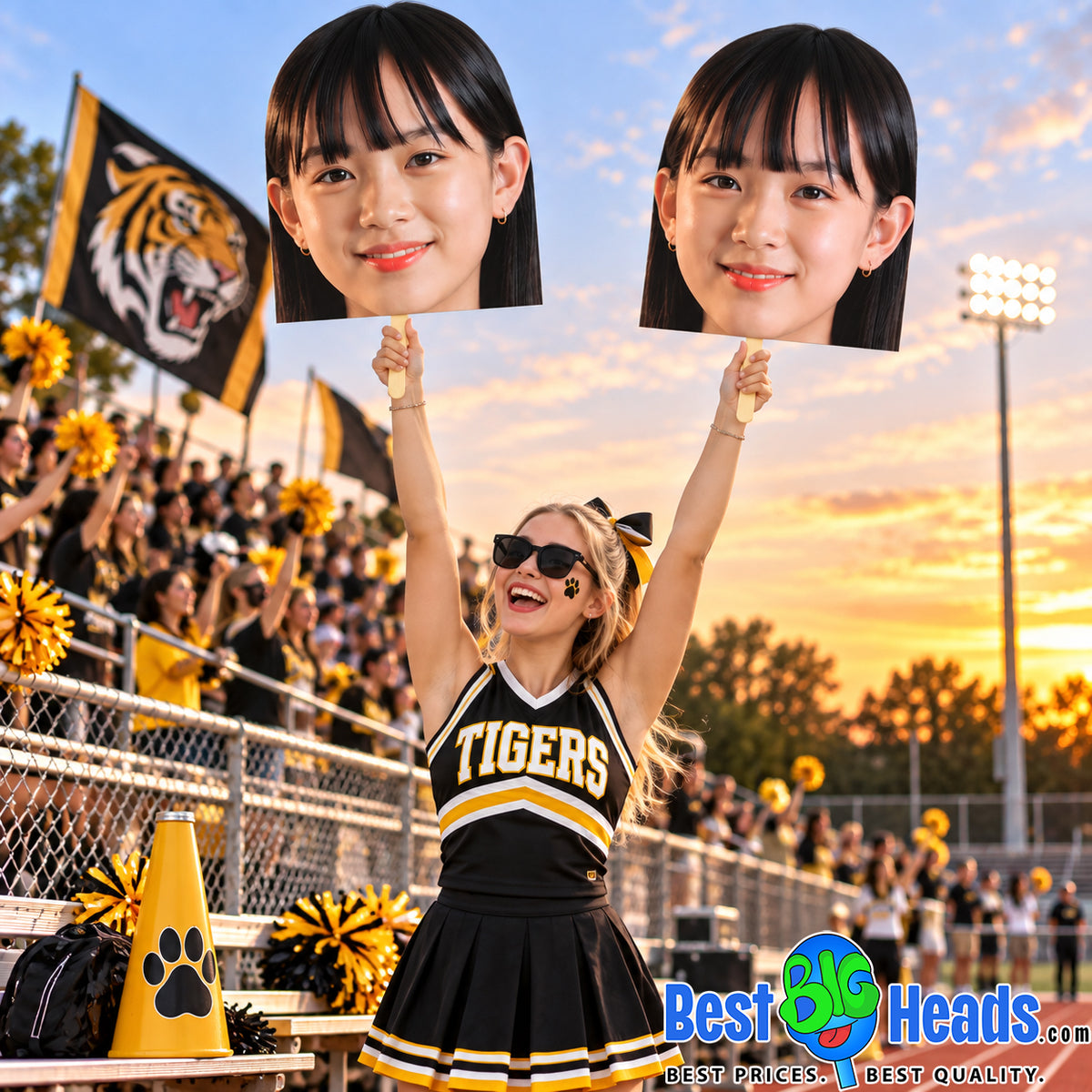 Best BIG Heads™ Cheerleading Spirit Cutouts