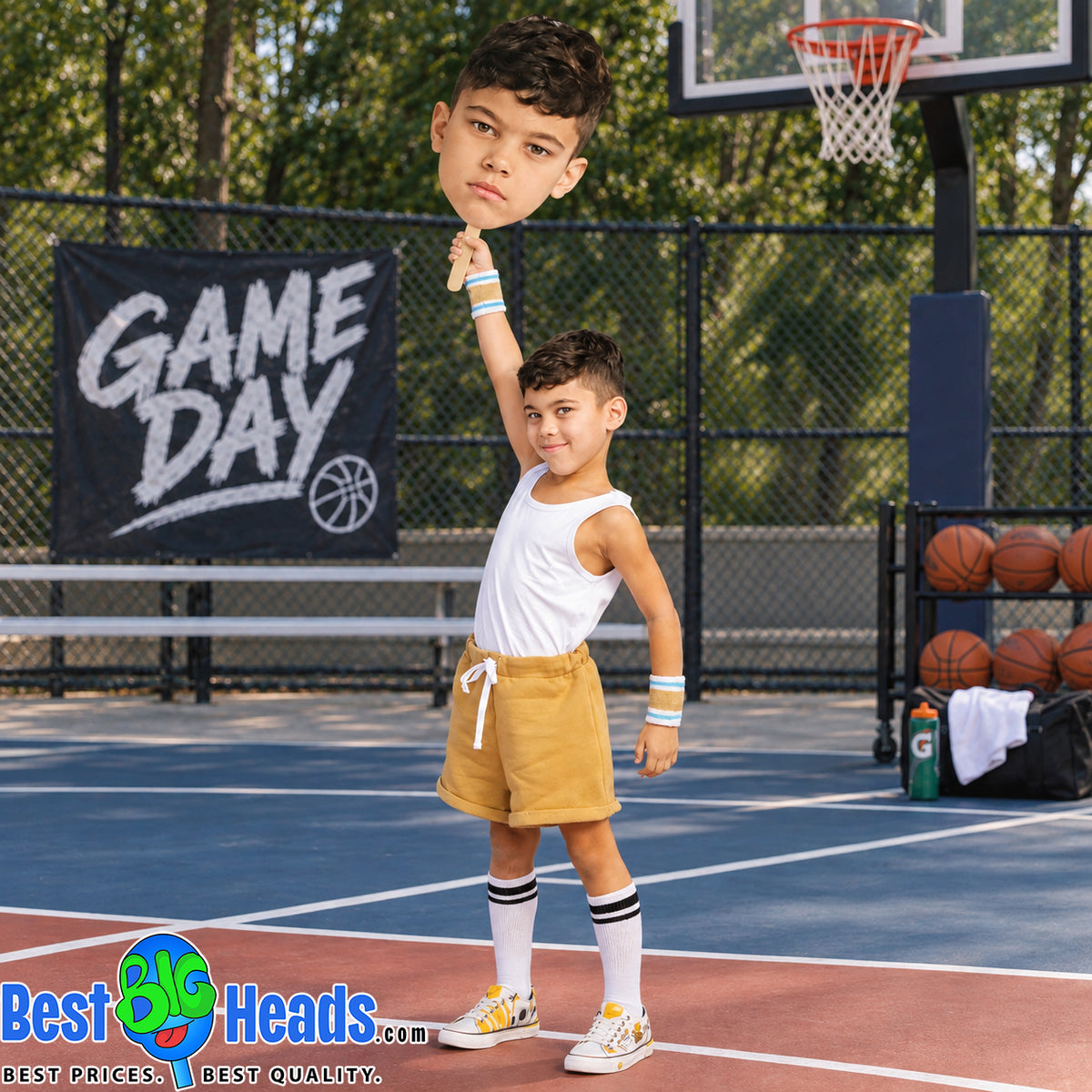 Basketball Game Best BIG Heads™ Cutouts