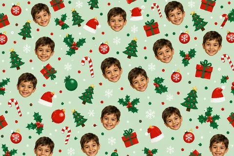 Christmas 1 gift-wrap design example