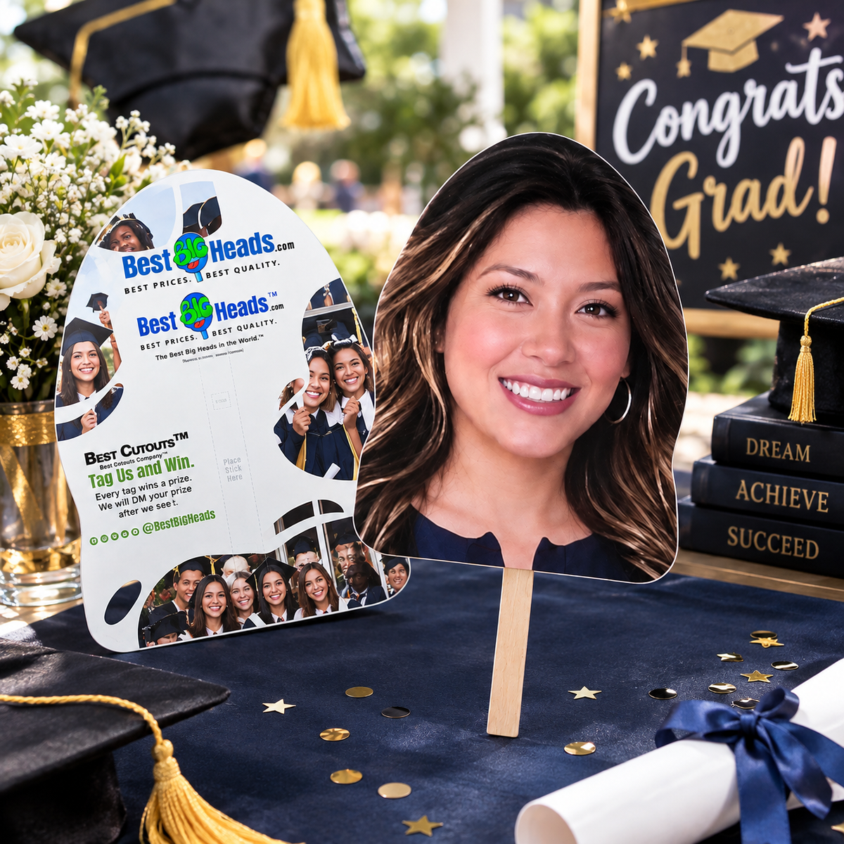 Graduation Best BIG Heads™ Cutouts